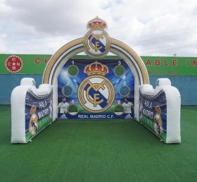 T11-7234 Jogo de Chute ao Gol Inflável com Tema Real Madrid