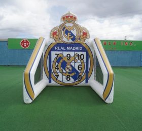 T11-7235 Jogo de Chute ao Futebol Inflável com Tema Real Madrid