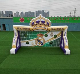 T11-7237 Jogo Inflável de Chute a Gol com Tema Real Madrid