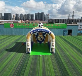 T11-7238 Jogo de Chute ao Gol Inflável com Tema do Real Madrid