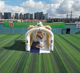 T11-7240 Jogo Inflável de Chute a Gol com Tema do Real Madrid