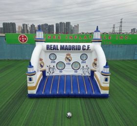 T11-7244 Jogo Inflável de Chute ao Gol com Tema Real Madrid