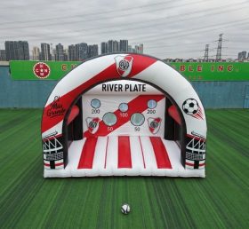 T11-7250 Jogo Inflável de Chute ao Gol de Futebol com Tema River Plate