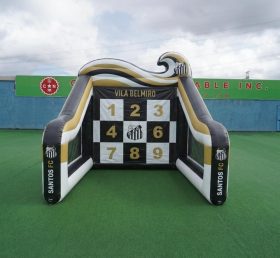 T11-7256 Jogo Inflável de Chute ao Gol com Tema Santos