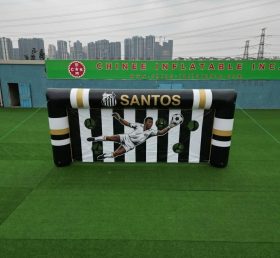 T11-7259 Jogo Inflável de Chute a Gol com Tema Santos