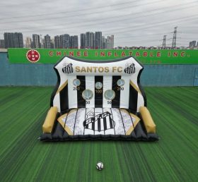 T11-7262 Jogo de Chute a Gol Inflável com Tema Santos