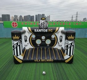 T11-7263 Jogo Inflável de Chute ao Gol com Tema Santos