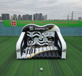 T11-7264 Jogo de Chute ao Gol Inflável com Tema Santos