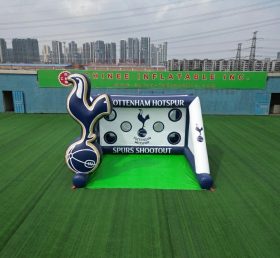 T11-7273 Jogo de Chute ao Gol Inflável com Tema do Tottenham Hotspur