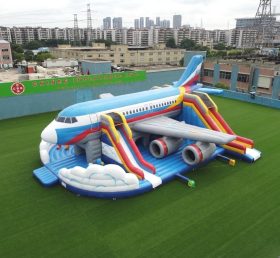 T6-6816 Playground Inflável com Tema de Avião