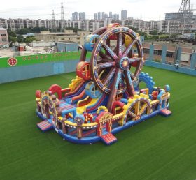 T6-6833 Parque Inflável com Tema de Roda-Gigante