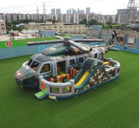 T6-6847 Parque Inflável Temático de Helicóptero