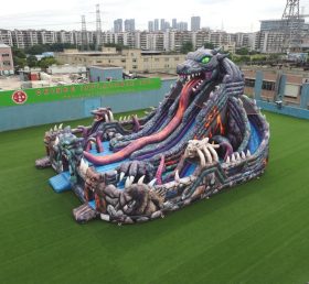 T6-6853 Parque Inflável com Tema de Monstro