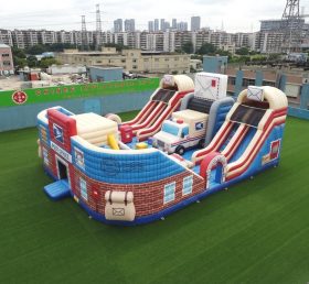 T6-6862 Playground Inflável com Tema de Correios