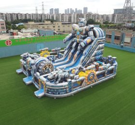 T6-6863 Parque Infantil Inflável com Tema de Robô
