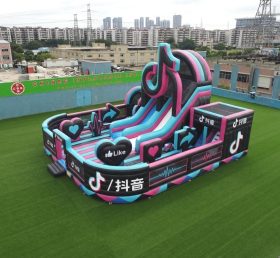 T6-6873 Playground Inflável Tema TikTok