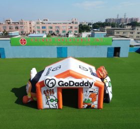 Tent1-7164 Tenda Cubo Inflável de Publicidade GoDaddy