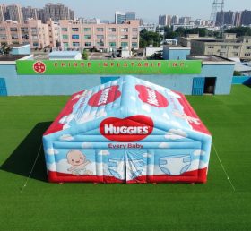 Tent1-7169 Tenda Cubo Inflável Publicitária Huggies
