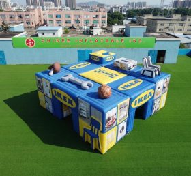Tent1-7170 Tenda Cubo Inflável Publicitária IKEA