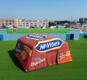 Tent1-7182 Tenda Cubo Inflável Publicitária McVitie's