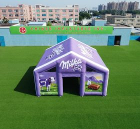 Tent1-7183 Tenda Cubo Inflável Publicitária Milka