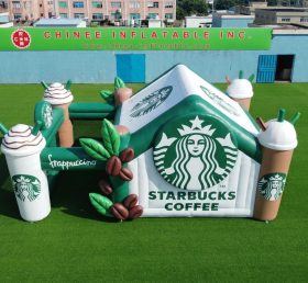 Tenda inflável de publicidade Starbucks Tent1-7283
