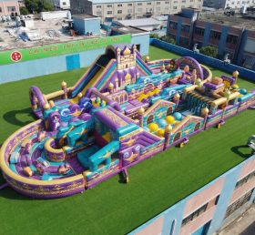 CR2-486 Curso de Obstáculos Inflável Gigante com Tema Aladdin Corrida Desafiadora
