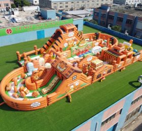 CR2-497 Corrida Desafiadora de Obstáculo Inflável Gigante com Tema Garfield