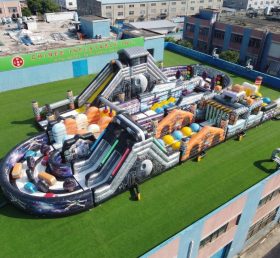 CR2-519 Percurso de Obstáculos Inflável Gigante com Tema Star Wars Corrida Desafiadora