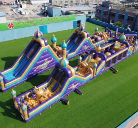 CR2-533 Percurso de Obstáculos Inflável Gigante com Tema Aladdin Desafio de Corrida