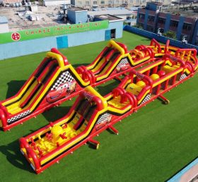 CR2-544 Pista de Obstáculos Gigante Inflável com Tema de Carros Corrida Desafiadora