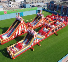 CR2-546 Corrida de Obstáculos Inflável Gigante com Tema de Circo