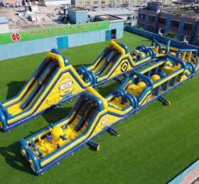 CR2-570 Curso de Obstáculos Inflável Gigante com Tema dos Minions Corrida Desafiadora