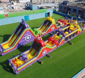 CR2-599 Corrida Desafiadora de Obstáculos Gigantes Infláveis com Tema dos Teletubbies