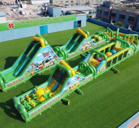 CR2-608 Percurso de Obstáculos Inflável Gigante com Tema Timmy Time Corrida Desafiadora