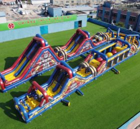 CR2-611 Pista de Obstáculos Gigante Inflável com Tema Transformers Corrida Desafiadora