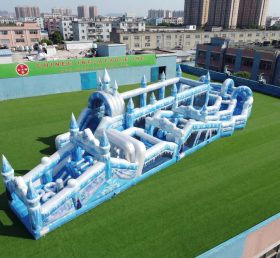 CR2-640 Pista de Obstáculos Gigante com Tema Frozen Corrida Desafiadora