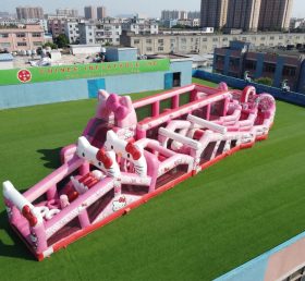 CR2-643 Pista de Obstáculos Gigante Tema Hello Kitty Corrida Desafiadora