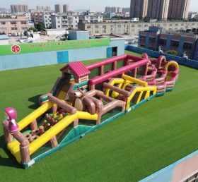 CR2-650 Pista de Obstáculos Gigante Tema Masha e o Urso Corrida Desafiadora