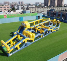 CR2-653 Pista de Obstáculos Gigante com Tema Minions Corrida Desafiadora