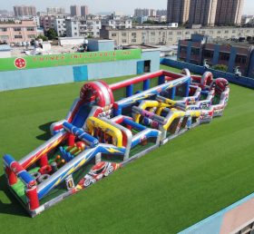 CR2-669 Pista de Obstáculos Gigante Temática Power Rangers Corrida Desafiadora