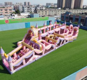 CR2-670 Percurso de Obstáculos Gigante com Tema de Festas de Princesas Corrida Desafiante