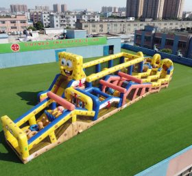 CR2-681 Curso de Obstáculos Gigante Tema Bob Esponja Corrida Desafiadora