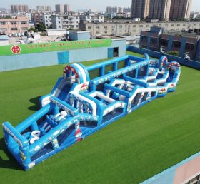 CR2-693 Curso de Obstáculos Gigante Temático dos Smurfs Corrida Desafiadora