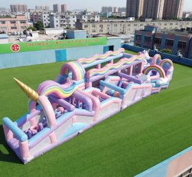 CR2-702 Pista de Obstáculos Gigante com Tema de Unicórnio Corrida Desafiadora