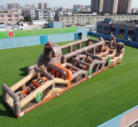 CR2-703 Pista de Obstáculos Gigante Tema Velho Oeste Corrida Desafiadora