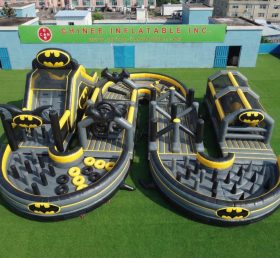 CR2-712 Pista de Obstáculos Inflável Gigante com Tema do Batman Corrida Desafiadora