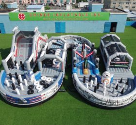 CR2-758 Corrida Desafiante de Obstáculo Inflável Gigante com Tema Star Wars