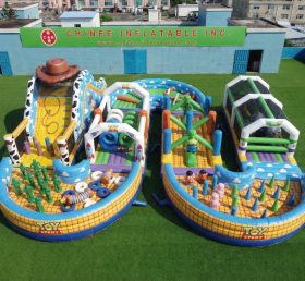 CR2-767 Tema Toy Story Gigante Curso de Obstáculos Inflável Corrida Desafiadora