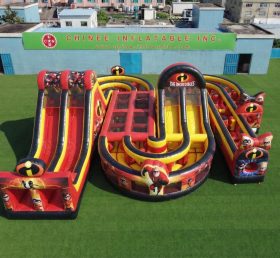 CR2-843 Tema Os Incríveis Gigante Obstáculo Inflável Percurso Desafiador